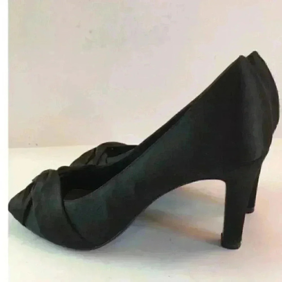 Mootsies Tootsies Heels 6.5 Moparablek Peep Toe - Picture 3 of 8